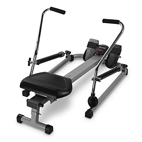 AMZOPDGS Rowing Machines, Rowing Machine,Household Silent Hydraulic Rowing Device,with LCD Monitor,Simulation Rowing Cushion,for Home Gym Training