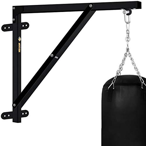 Farabi Punching Bag Wall Mount Punch Bag Wall Bracket Heavy Bag Wall Mount Bracket (2.5-FT (30