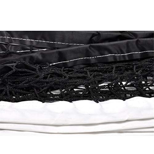 Dbtxwd Tennis Training Net 12.8M*1.1M, Polyester Foldable Volleyball Black Net for Suitable for Family Entertainment Garden
