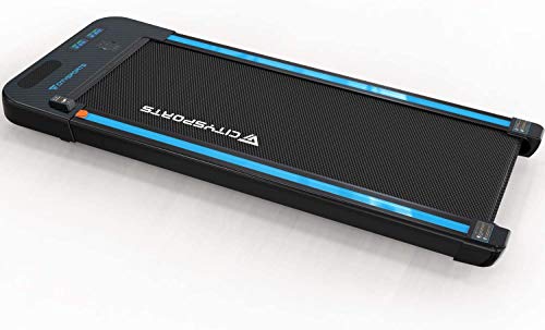 CITYSPORTS Treadmill 440W Motor, Electric Walking Machine Bluetooth Built-in Speakers, Adjustable Speed, LCD Screen & Calorie Counter, Ultra Thin and Silent, Intended for Home/Office