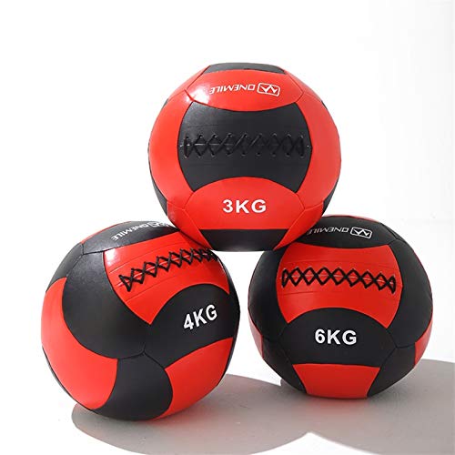 Medicine Balls WXYZ Soft Wall Ball Training Fitness Squash, Pu Solid Gravity Balance Ball, 2kg, 3kg, 5kg, 7kg, 8kg, 9kg, 12kg (Size : 9kg)