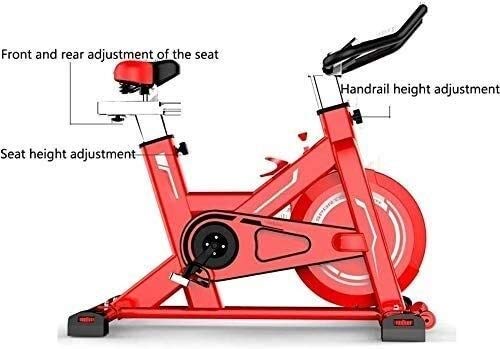 MGIZLJJ Electric bicycle Spin Bike Indoor Exercise Bike Studio Cycles Exercise Machines Cardio Workout Adjustable