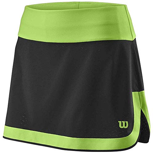 Wilson W UWII Perf 12.5 Skirt – Women's Skirt, Womens, Black/Blade Green, S
