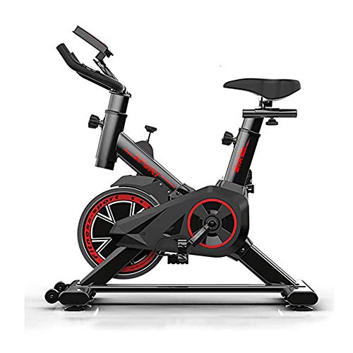 YourBooy Professional Indoor Cycling with Arm Support, 22KG Flywheel, Pulse Belt Compatible Speedbike,Ergometer Up To 100Kg,Black