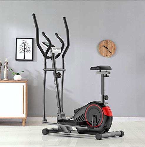 AORISSE Elliptical machine, Magnetic Control Fitness Elliptical Cross Trainer 3 in 1 Elliptical Machine Treadmills for Exercise Bikes Space Walker Machine with Seat, With LCD screen,Black - Gym Store | Gym Equipment | Home Gym Equipment | Gym Clothing