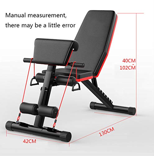 Wind Greeting Adjustable Weight Bench Sit Up Bench Multi-purposed Incline/Decline Fitness Bench Fitness Training Exercise GYM