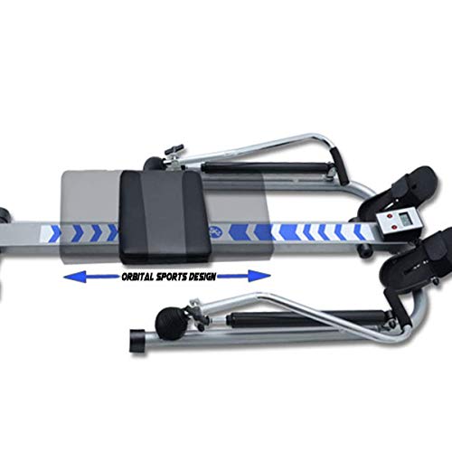 AMZOPDGS Foldable Rowing Machines Rowing Machine for Home Use Foldable, Rowing Machine for Home Use Multi-Function, with Hd Display, LCD Display, Maximum Load 140Kg, for Office, Balcony, Gym