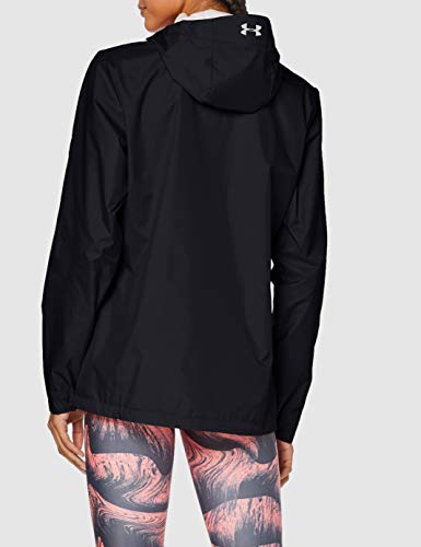 Under Armour Forefront Rain Jacket Jacket, Men Black, Black / / Ghost Gray (001), Small