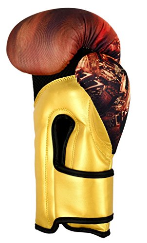 ISLERO Kids Boxing Gloves MMA GEL Punch Bag Muay Thai Martial art Training 4oz 6Oz 8Oz (4 Oz)