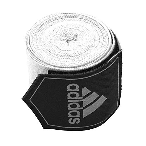 adidas Boxing Crepe Bandage Hand Wraps White, 2 x 350cm, adibp03