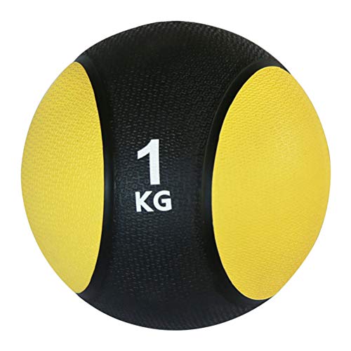 Abaodam 1KG Yoga Pilates Ball Small Exercise Ball Medicine Ball for Abdominal Workouts and Shoulder Rehabilitation Exercises Core Strengthening