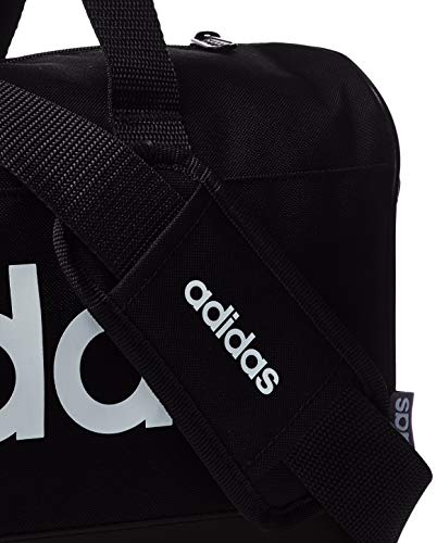 adidas Unisex's LIN DUFFLE XS Gym Bag, Black/Black/White, NS