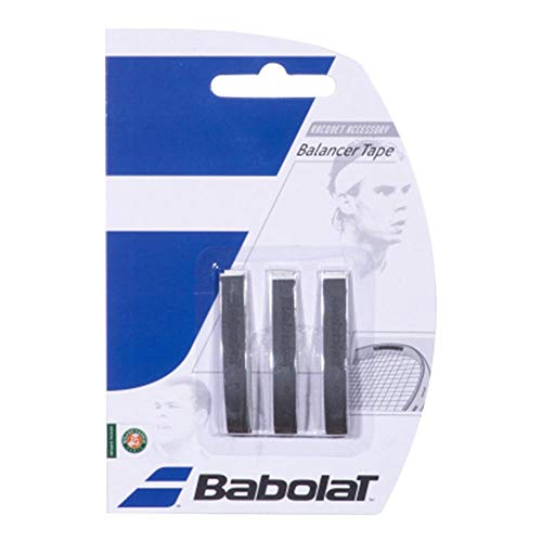 Babolat Unisex's 3 x 3 Balancer Tape Racket Accesories, Black/Negro, One Size