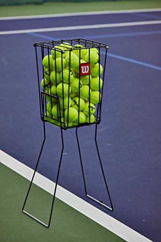 Wilson 75 TENNIS BALL BASKET, Black, One Size