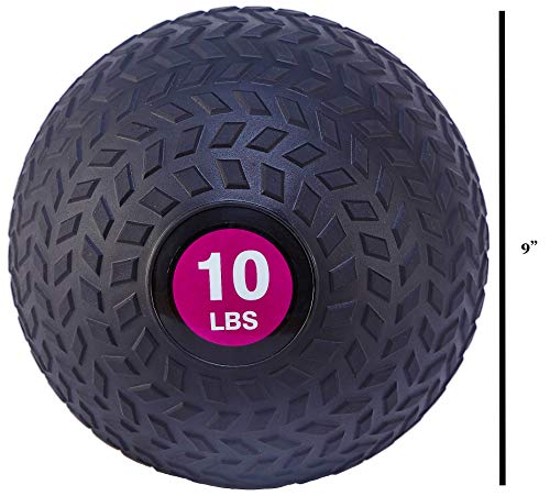 BalanceFrom Workout Exercise Fitness Weighted Medicine Ball, Wall Ball and Slam Ball