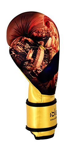 ISLERO Kids Boxing Gloves MMA GEL Punch Bag Muay Thai Martial art Training 4oz 6Oz 8Oz (4 Oz)