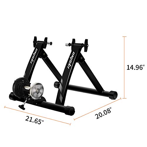 UNISKY Bike Trainer Stand Indoor Exercise Magnetic Bicycle Training Stand for Road Bikes