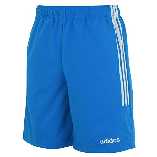 adidas Essentials 3-Stripes Men's Chelsea Fitness Shorts (Medium, Royal Blue/White) - Gym Store | Gym Equipment | Home Gym Equipment | Gym Clothing