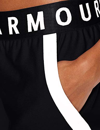 Under Armour Play Up 2-In-1 Short, Women Black, Black / Black / White (001), MD