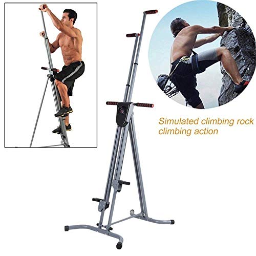 NBVCX Home Fitness Gyms Stepper Stepper-Vertical Climber Folding Exercise Climbing Machine Exercise Equipment Climber for Home Gym Stair Stepper Exercise for Home Body Trainer