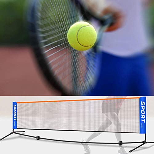 NUNGBE 4 sizes, sports tennis, training nets, training nets for children, durable track and field sparring equipment, sports practical portable tennis net bracket-3.1m