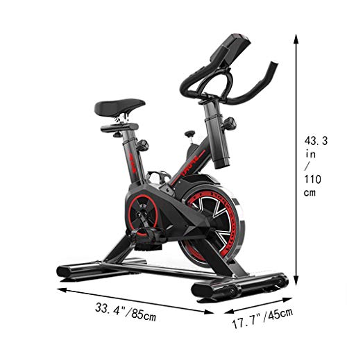 YLJYJ Excersize Stationary Bike, Spin Indoor Sunny Health & Fitness Cycling Bike With Hand Pulse Sensors, Adjustable Handle Bar & Seat,for Seniors And Unis
