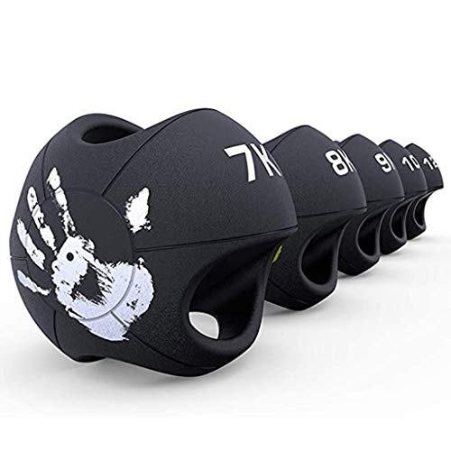 Medicine Ball Double Handle Medicine Ball Bouncy Ball, Home Gym Core Muscle Training Resistance Training Aerobic Exercise Fitness Ball (Size : 3kg/6.6lbs)