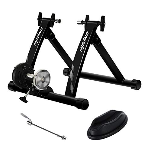 UNISKY Bike Trainer Stand Indoor Exercise Magnetic Bicycle Training Stand for Road Bikes - Gym Store | Gym Equipment | Home Gym Equipment | Gym Clothing