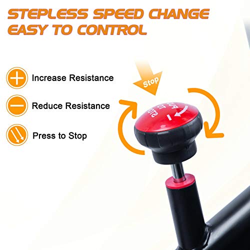 SLEE SPIN EXCERCISE BIKE FITNESS CARDIO TRAINING GYM HOME SPORTS FAT BURN UPRIGHT
