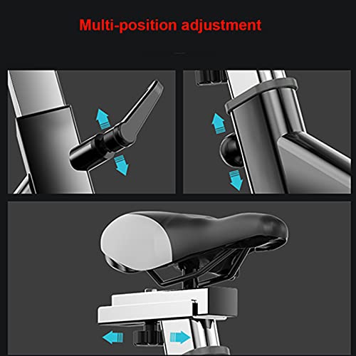 FCFLXJ Professional Indoor Exercise Bikes,Stationary Bike, Heart Rate Test,with Electronic Meter Display: Speed, Time, Calories,Spin Bike Cardio Workout