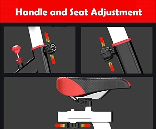 Spin Bike Exercise Bike Indoor Ultra Silent Belt Drive Cardio Workout Machine Upright Bike Home Gym 330 Lbs Max Weight