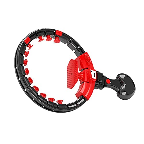 DXNXLLY Weighted Hoola Hoop for Adults Weight Loss -weighted Hoola Hoops 2 in 1 Fitness Weight Loss Massage Hoops with Detachable Knots Adjustable Auto-Spinning Ball for Adult Hula Hoops f