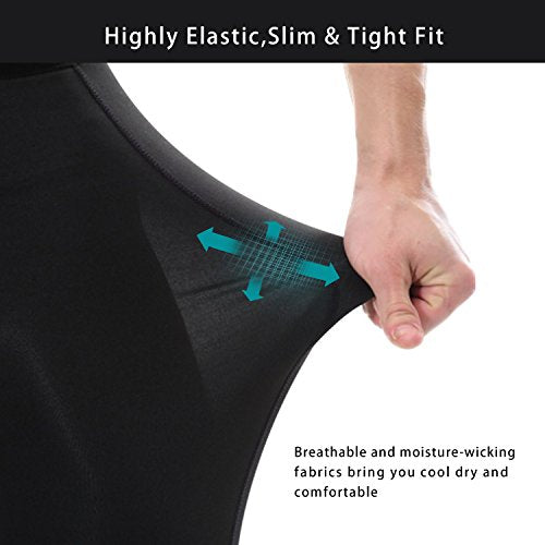 Niksa 3 Pack Gym Clothes for Men,Running Clothes Sports Wear Set,Base Layers Tops+Zip Pocket Draw String Loose Fitting Shorts+Compression Leggings for Workout (M)