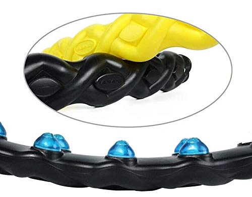 FSJD Hula Hoop Professional Weighted Magnetic Fitness Exercise Massager Workout Abs