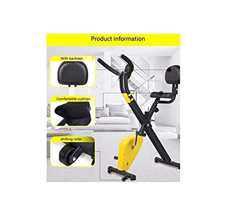 Lloow Folding Indoor Exercise Bike Cycling Spin Bike,Lightweight Fitness Equipment Portable Arm Home Pedal Exerciser bici spinning bicicleta no backrest