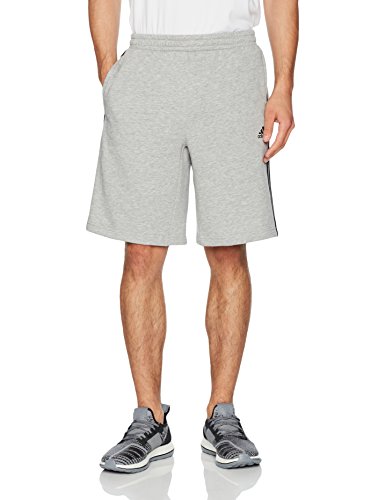 adidas Men's Athletics Essential Cotton Shorts, Medium Grey Heather/Black, Small - Gym Store | Gym Equipment | Home Gym Equipment | Gym Clothing