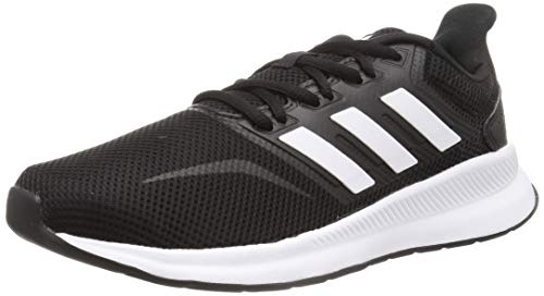 adidas Men's Runfalcon Sneakers, Black White Black, 11 UK