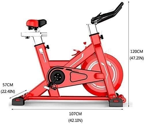 MGIZLJJ Electric bicycle Spin Bike Indoor Exercise Bike Studio Cycles Exercise Machines Cardio Workout Adjustable