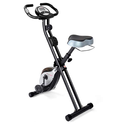 Ultrasport F-Bike and F-Rider, Fitness Bike Trainer, Sporting Equipment, Ideal Cardio Trainer, Foldable Indoor Trainer for Home use, Different Resistance Levels, LCD Display, Suitable for Everyone