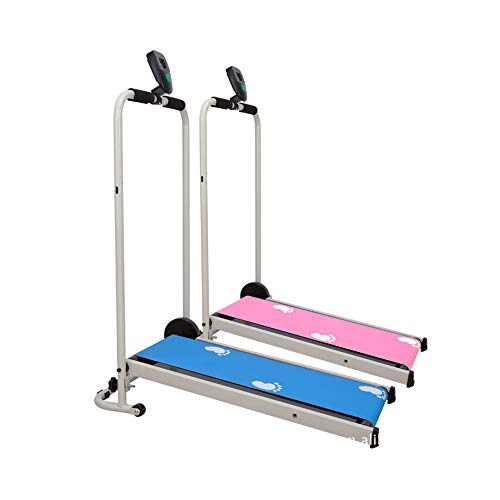 enheng Compact Folding Manual Treadmill for Home Portable Running Machine with Dashboard Mini Walking Machine Treadmill for Fitness Exercise