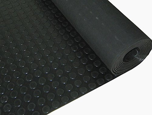 3m x 1.5m | Coin Rubber Garage Flooring Matting | 16 Sizes to Choose from on This Listing | 3mm Thick Floor Mat | A Grade | 9ft 9