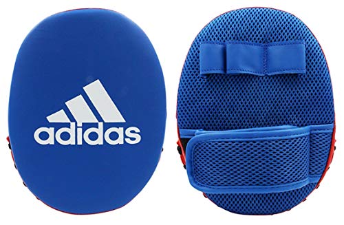 adidas Boxing Gloves and Focus Mitts Set Adult Men Women Kids Fitness Training Workout Gym Pads 10oz 6oz, Black