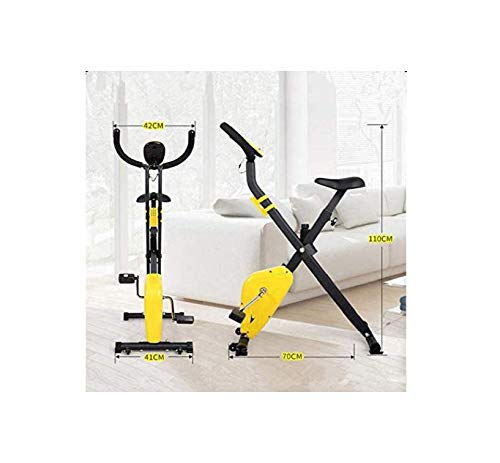 Lloow Folding Indoor Exercise Bike Cycling Spin Bike,Lightweight Fitness Equipment Portable Arm Home Pedal Exerciser bici spinning bicicleta no backrest