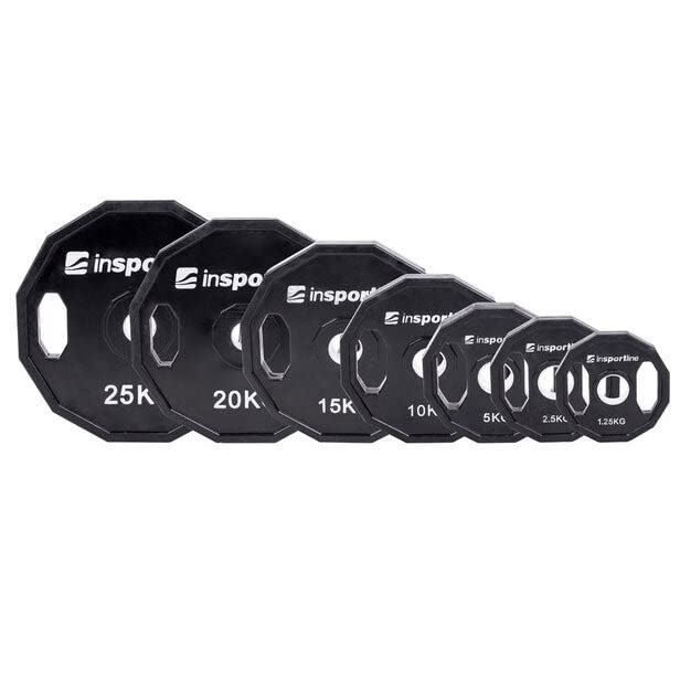 Diagor 30mm Weight Plates (2 x 5kg) for Weight Lifting, Strength Training, Gym Grade