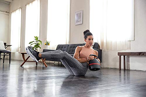 Bowflex Unisex's SelectTech Adjustable Kettlebell, Black/Red, one-size
