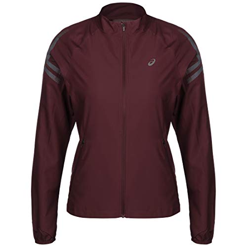 ASICS Icon Women's Running Jacket Wine Red/Silver, M