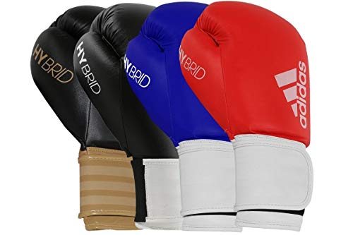 adidas Unisex's Hybrid 100 Boxing Gloves, Black, 14 oz