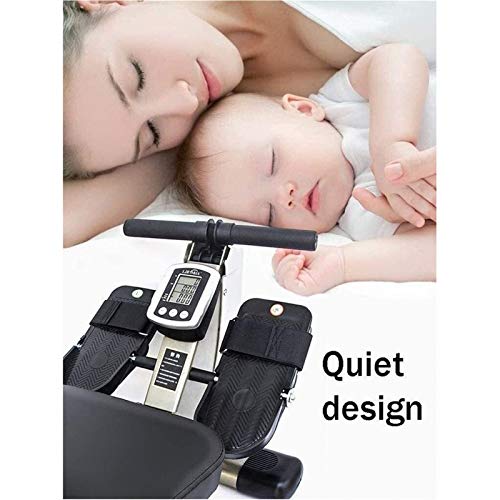 AMZOPDGS Rowing Machines, Rowing Machine,Foldable Magnetic Rowing Machine with 12 Resistance Settings and Transport Wheels,HD Dial Display and Adjustable Resistance