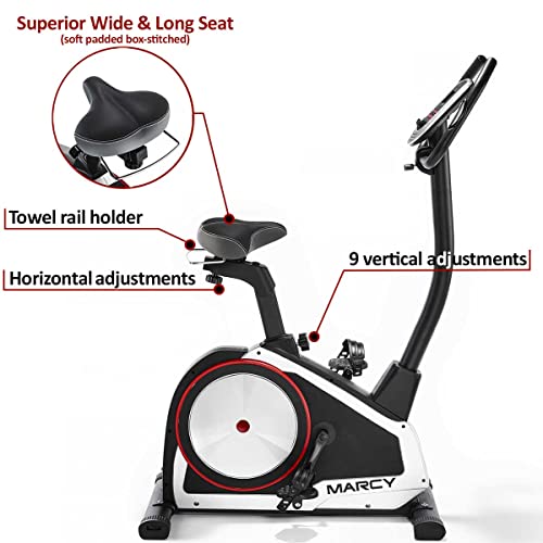 Marcy Onyx B80 Upright Exercise Bike with 23 Programs and 16 Resistance Levels