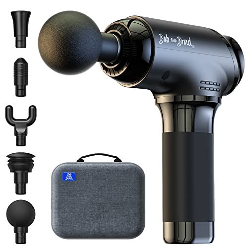 Massage Gun, Bob and Brad T2 Massage Gun Deep Tissue, 4000 mAh Battery Capacity and 10mm Amplitude Percussion Muscle Massager, up to 3200rpm with Type-C Quick Charging for Fathers Day Gifts